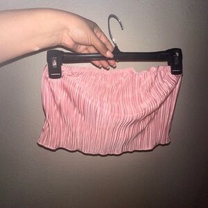 Pink tube top M